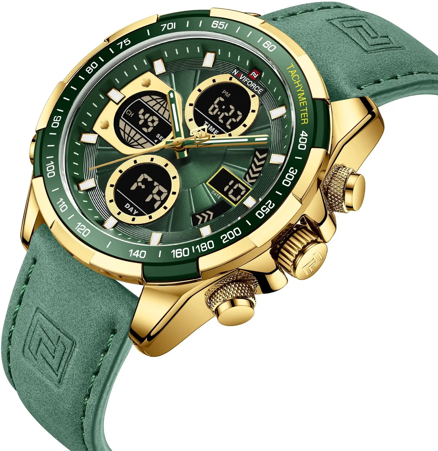 Naviforce Premium Sports Watch – স্টাইল ও পারফরম্যান্সের পারফেক্ট কম্বিনেশন ⌚💚 - Image 2
